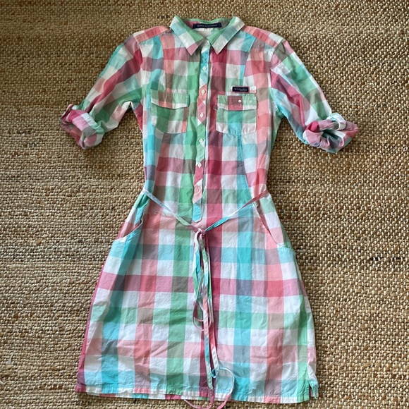 Columbia Dresses & Skirts - Columbia Super Bonehead Plaid Shirt Dress